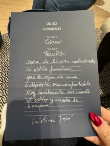 Liu Jo Cristina Jové Astrología Paseo de Gracia Barcelona